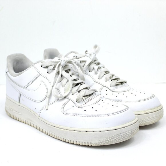 Nike Air Force 1 Men\'s Triple White Athletic Shoes CW2288-111 Low Top Size 10.5 main image 5